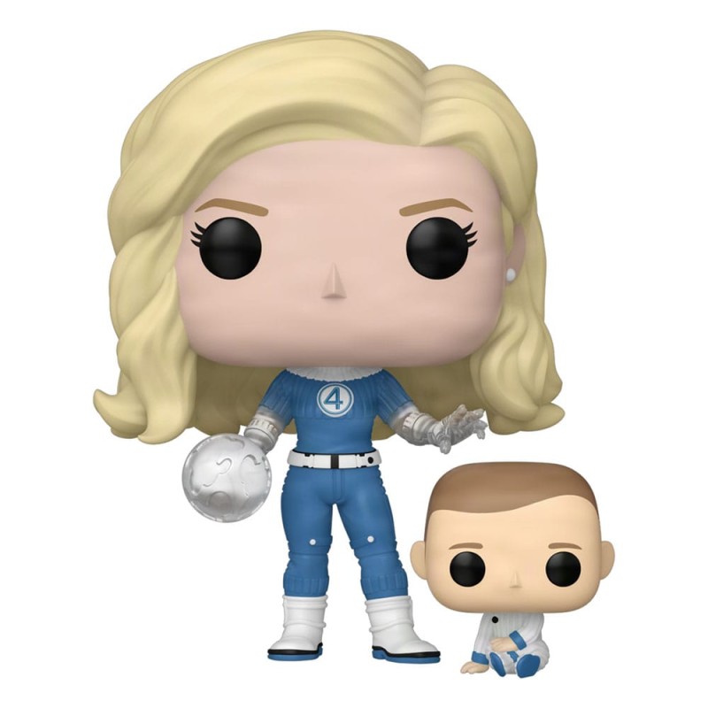 Funko Pop! Marvel: Fantastic Four - Invisible Woman & Franklin
