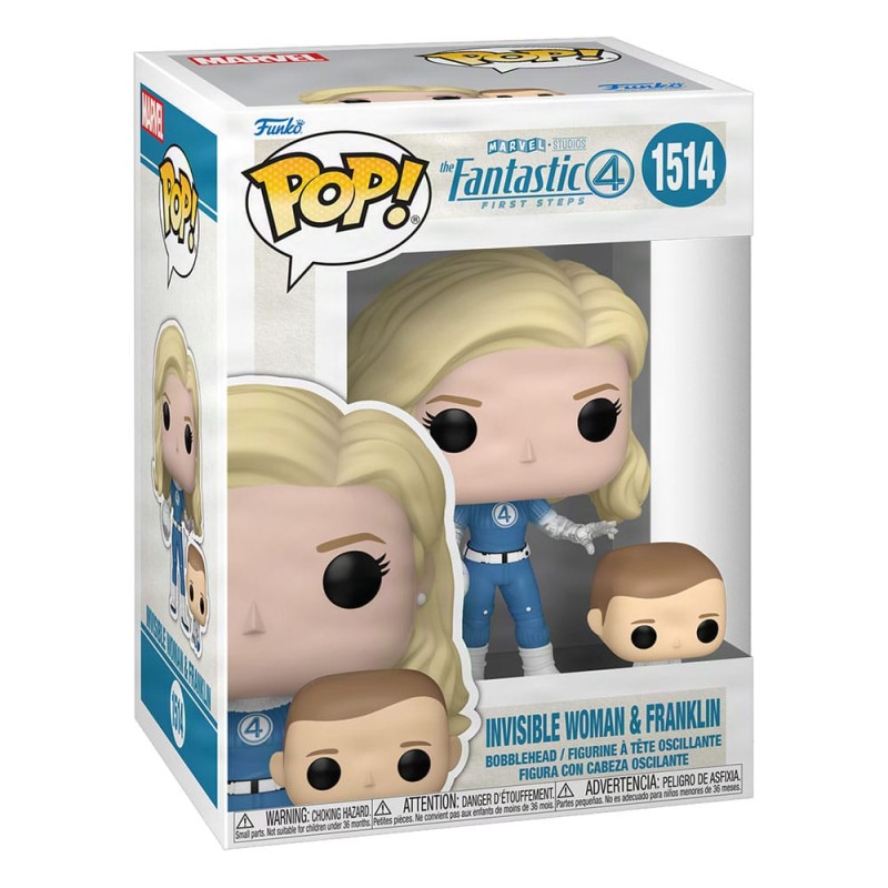 Funko Pop! Marvel: Fantastic Four - Invisible Woman & Franklin