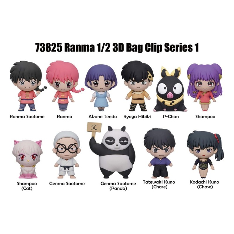 Ranma: 3D Bag Clip (1 stuk - 1 piece)