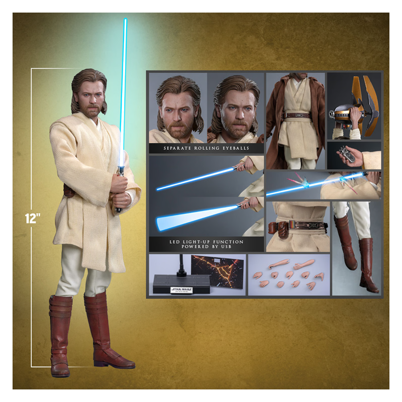 Hot Toys Star Wars: Obi-Wan Kenobi (Attack of the Clones) 1/6