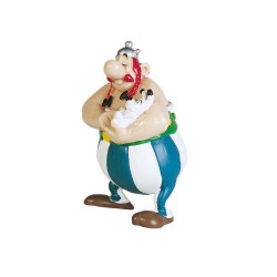 Asterix PVC Figuur: Obelix met Idefix 8 cm