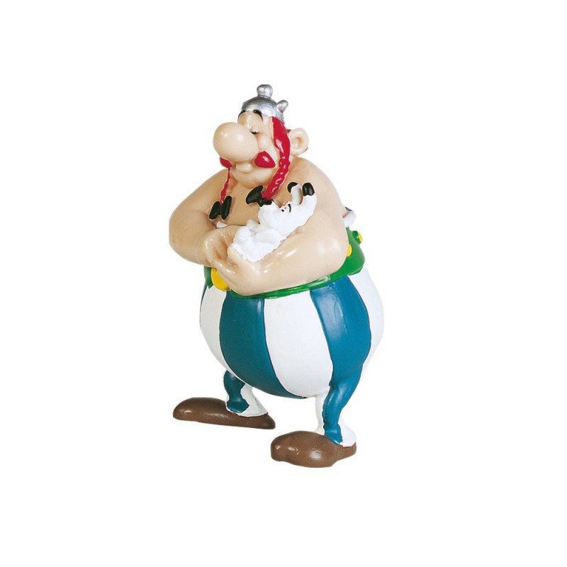 Asterix PVC Figuur: Obelix met Idefix 8 cm