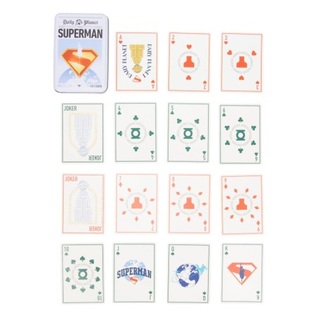 Superman 2025: Playing Cards in Storage Tin