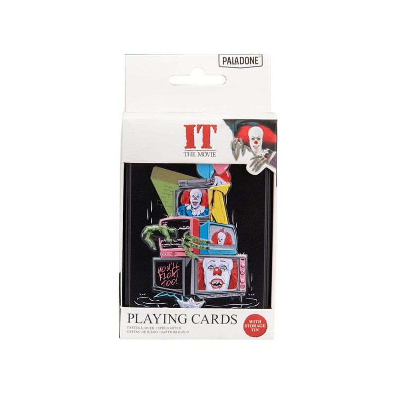 IT: Pennywise Playing Cards in Storage Tin