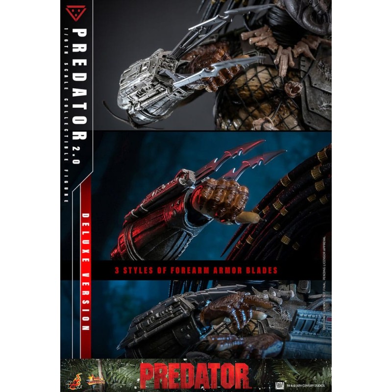 Hot Toys: Predator (2.0) Deluxe Version 1/6 Scale Figure 34 cm