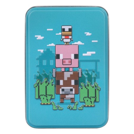 Minecraft: Animals Playing Cards in Storage Tin