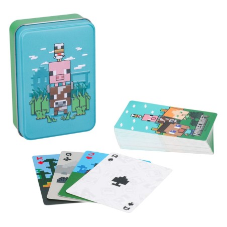 Minecraft: Animals Playing Cards in Storage Tin