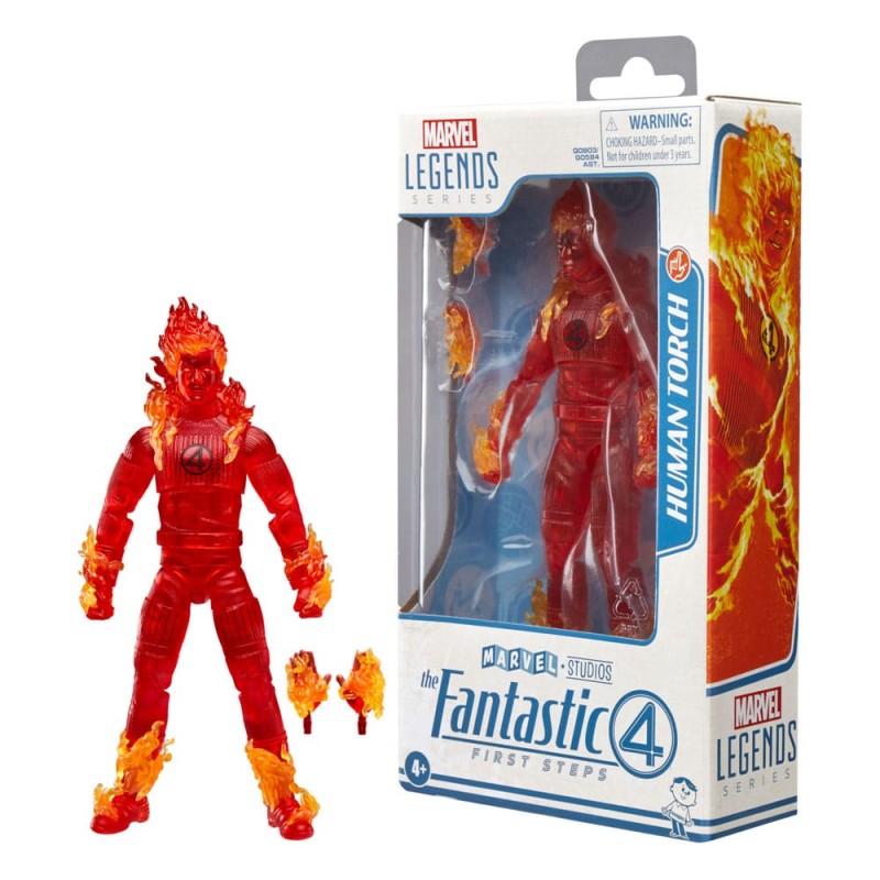 Marvel Legends: Fantastic Four - Human Torch Action Figure 15 cm