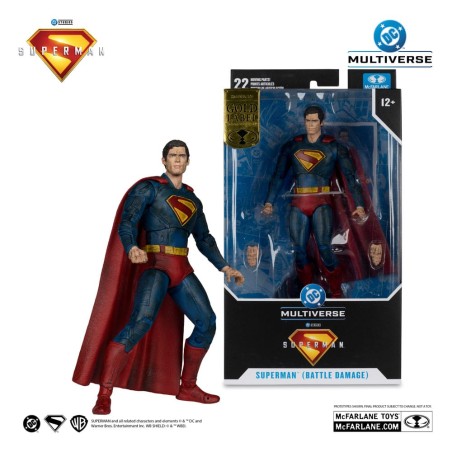 DC Multiverse: Superman 2025 - Superman Battle Damaged (Gold
