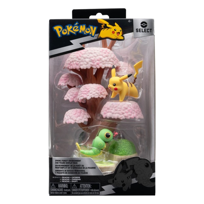 Pokémon: Environment Set - Spring Forest (Caterpie & Pikachu)