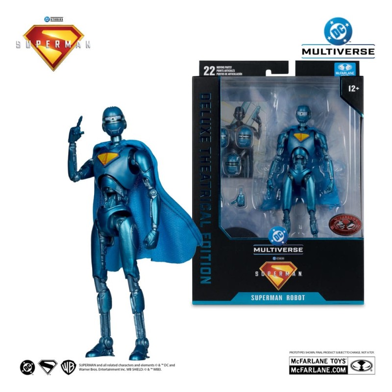 DC Multiverse: Superman 2025 - Superman Robot (Red Platinum