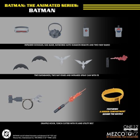 Batman: The Animated Series - Batman One:12 Action Figure 17 cm Batman: The Animated Series - Batman One:12 Action Figure 17 cm