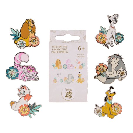 Loungefly Mystery Pin: Disney Cats & Dogs (1 piece - 1 stuk)
