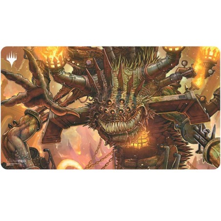 Magic the Gathering: Playmat - Duskmourn Mythic Cycle Red Magic the Gathering: Playmat - Duskmourn Mythic Cycle Red
