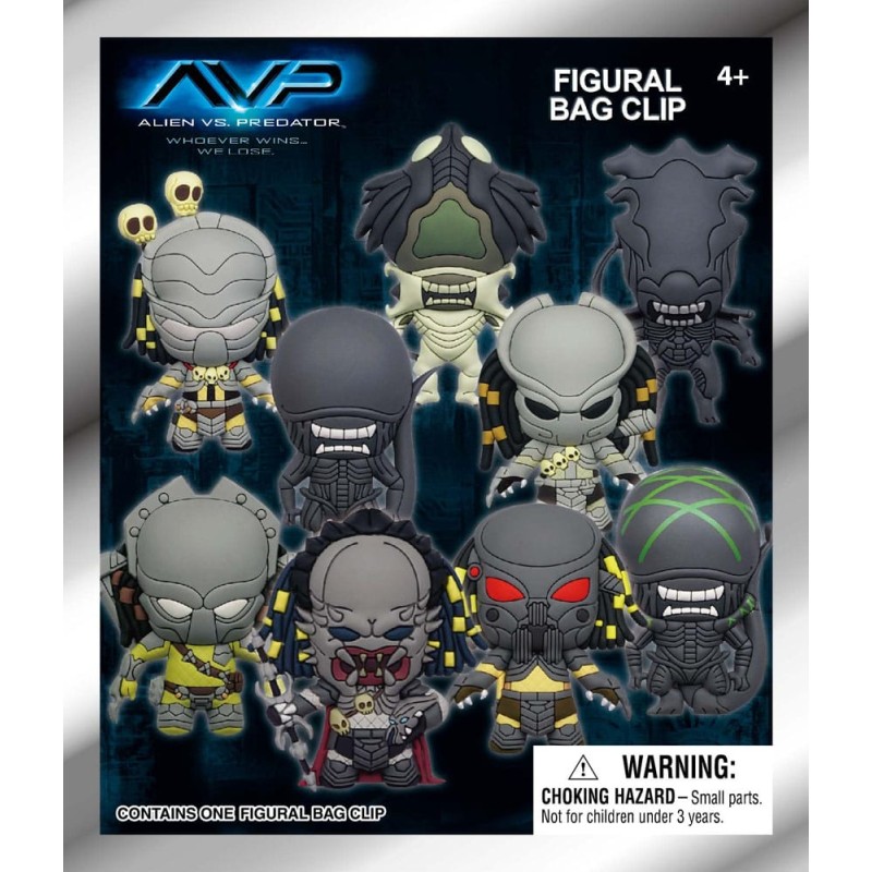 Alien vs. Predator: 3D Bag Clip (1 stuk - 1 piece)