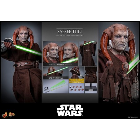Hot Toys Star Wars: Saesee Tiin 1/6 Scale Figure 31 cm Hot Toys Star Wars: Saesee Tiin 1/6 Scale Figure 31 cm