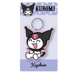 Hello Kitty: Kuromi Happy Rubber Keychain