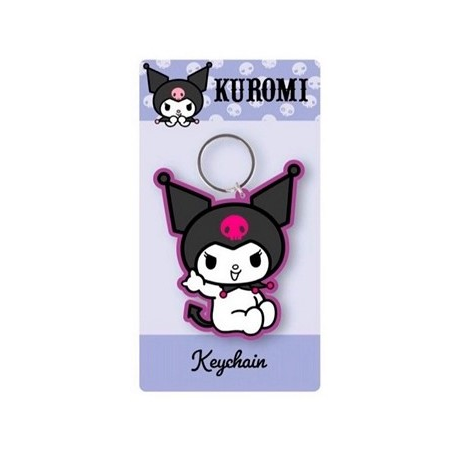 Hello Kitty: Kuromi Wave Rubber Keychain