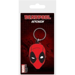 Marvel: Deadpool Face Rubber Keychain
