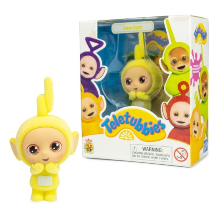 Teletubbies: Flocked Cheebee Mini Figure - Laa-Laa 6 cm