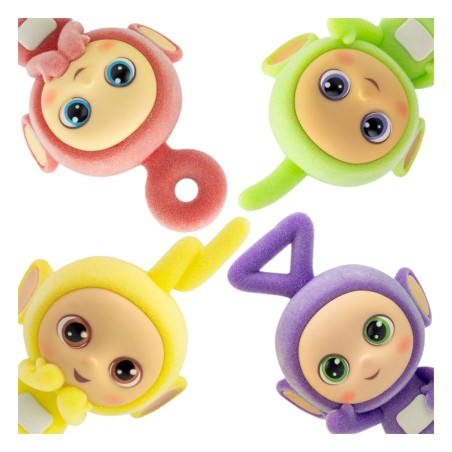 Teletubbies: Flocked Cheebee Mini Figures - Complete Set 6 cm