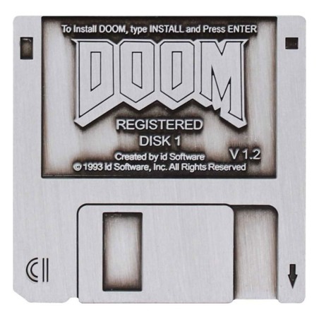 Doom: Floppy Disk Limited Edition Pin Badge