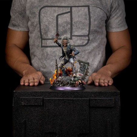 Iron Maiden Art Scale Statue 1/10 Eddie 50th Year Anniversary Iron Maiden Art Scale Statue 1/10 Eddie 50th Year Anniversary
