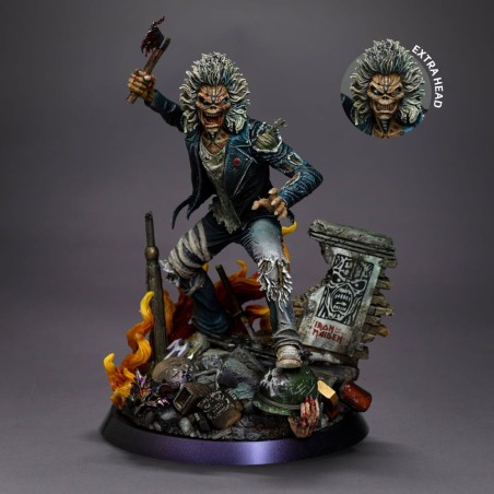 Iron Maiden Art Scale Statue 1/10 Eddie 50th Year Anniversary Iron Maiden Art Scale Statue 1/10 Eddie 50th Year Anniversary