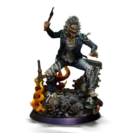 Iron Maiden Art Scale Statue 1/10 Eddie 50th Year Anniversary Iron Maiden Art Scale Statue 1/10 Eddie 50th Year Anniversary