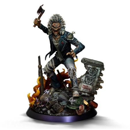 Iron Maiden Art Scale Statue 1/10 Eddie 50th Year Anniversary Iron Maiden Art Scale Statue 1/10 Eddie 50th Year Anniversary