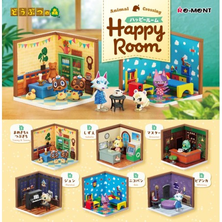 Animal Crossing: Happy Room Mini Figures (Complete Set of 6)