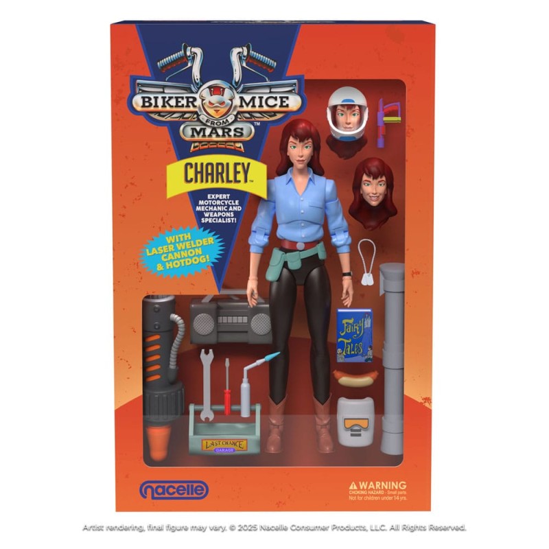 Biker Mice From Mars: Charley Action Figure 23 cm