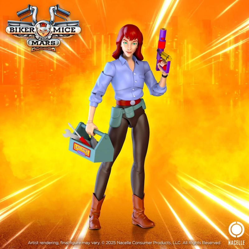 Biker Mice From Mars: Charley Action Figure 23 cm