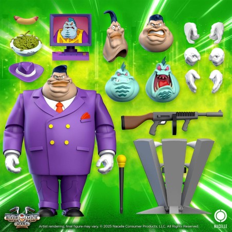 Biker Mice From Mars: Limburger Action Figure 23 cm Biker Mice From Mars: Limburger Action Figure 23 cm