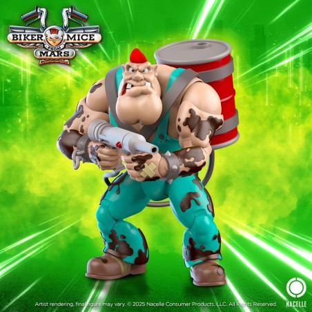 Biker Mice From Mars: Greasepit Action Figure 23 cm Biker Mice From Mars: Greasepit Action Figure 23 cm