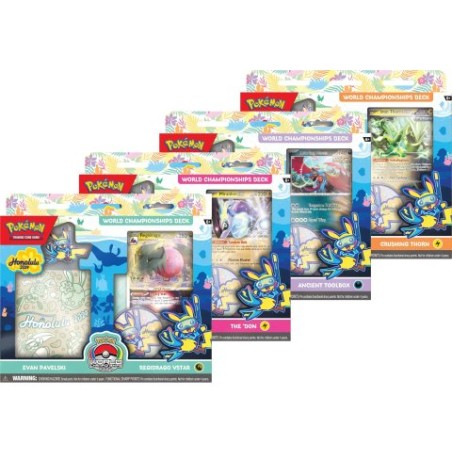 Pokemon - World Championship Decks 2024 (set van 4) English Pokemon - World Championship Decks 2024 (set van 4) English