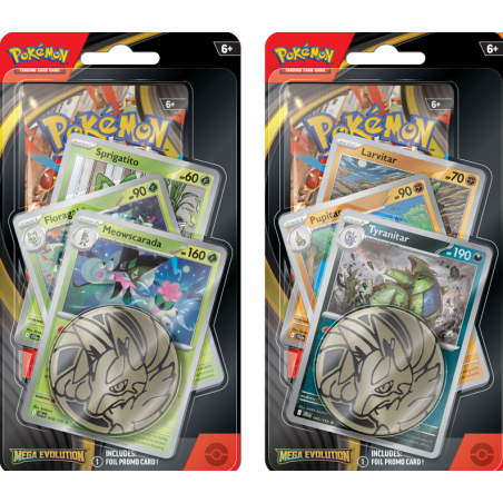 Pokémon: Mega Evolution Premium Checklane Blister Set of 2 Pokémon: Mega Evolution Premium Checklane Blister Set of 2