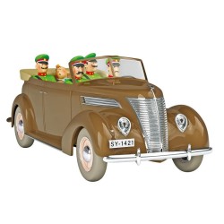 Kuifje: Cabriolet Ford 1937 (Schaal 1:24)