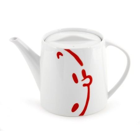 Kuifje: Porselein Theepot 20 cm