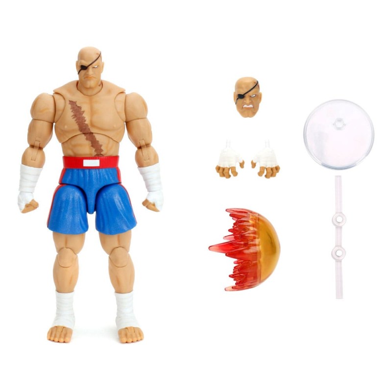 Ultra Street Fighter II: Sagat Action Figure 19 cm