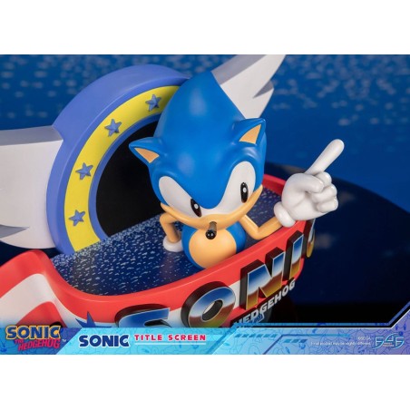 Sonic the Hedgehog: Sonic Title Screen Statue 21 cm