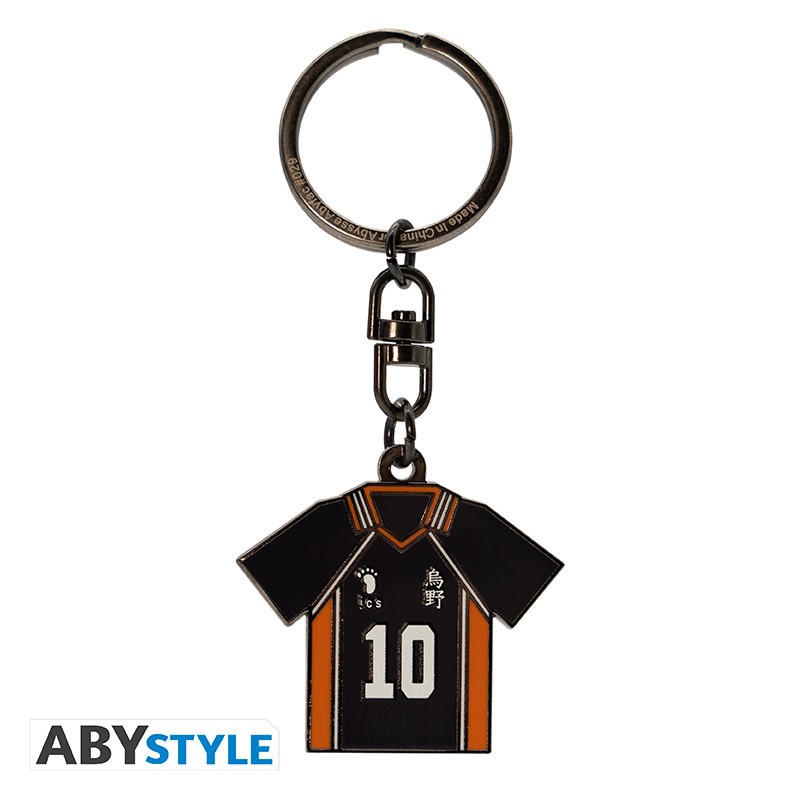 Haikyu!! Hinata's Jersey Metal Keychain
