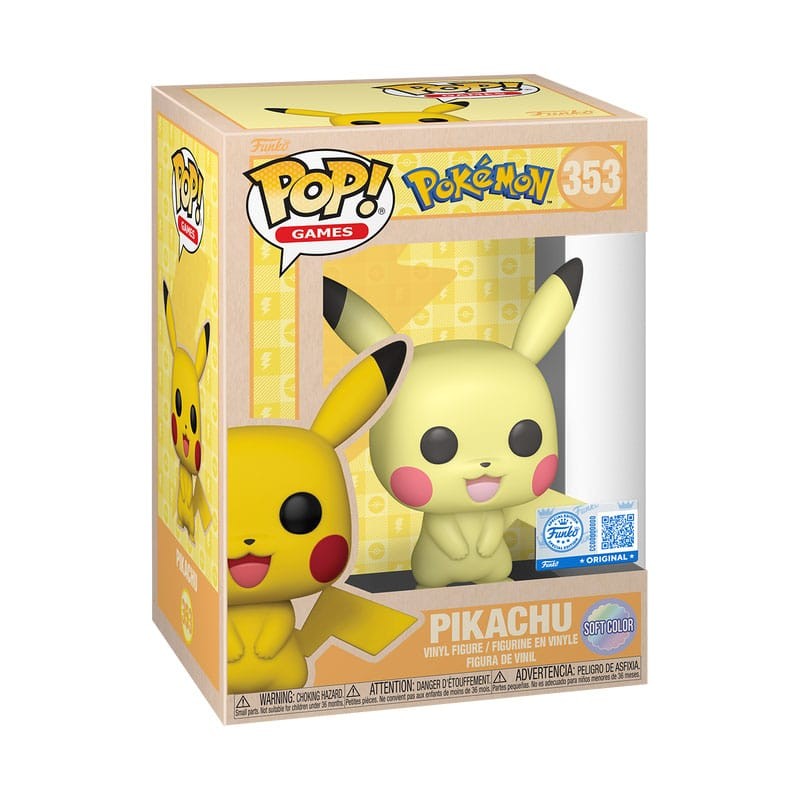 Funko Pop! Pokémon: Pikachu (Soft Color)