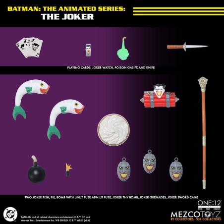 Batman: The Animated Series - The Joker 1/12 Action Figure 17 cm Batman: The Animated Series - The Joker 1/12 Action Figure 17 cm
