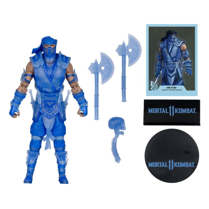 Mortal Kombat: Sub-Zero (Glow in the Dark) Action Figure 18 cm