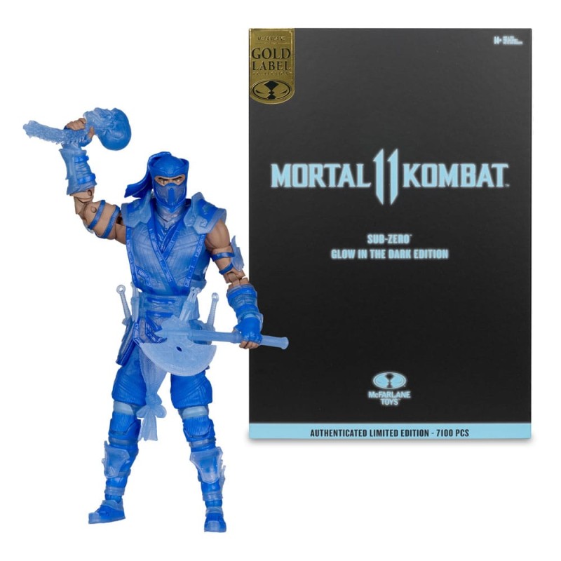 Mortal Kombat: Sub-Zero (Glow in the Dark) Action Figure 18 cm