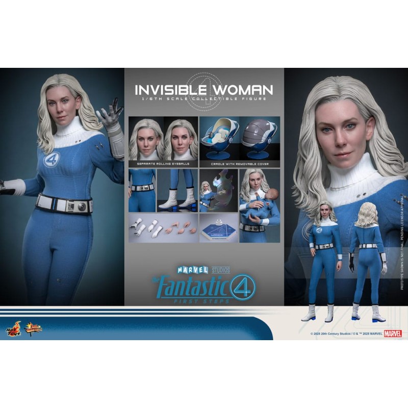 Hot Toys: The Fantastic Four First Steps - Invisible Woman &