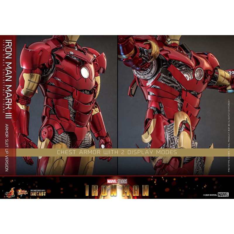 Hot Toys Marvel: Iron Man Mark III (Armor Suit Up Version) 1/6