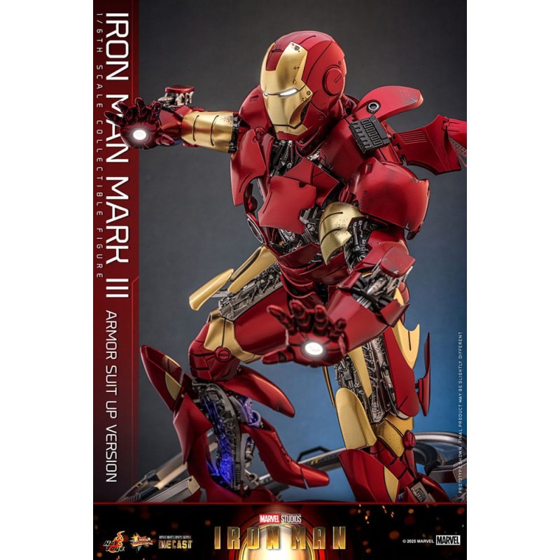 Hot Toys Marvel: Iron Man Mark III (Armor Suit Up Version) 1/6