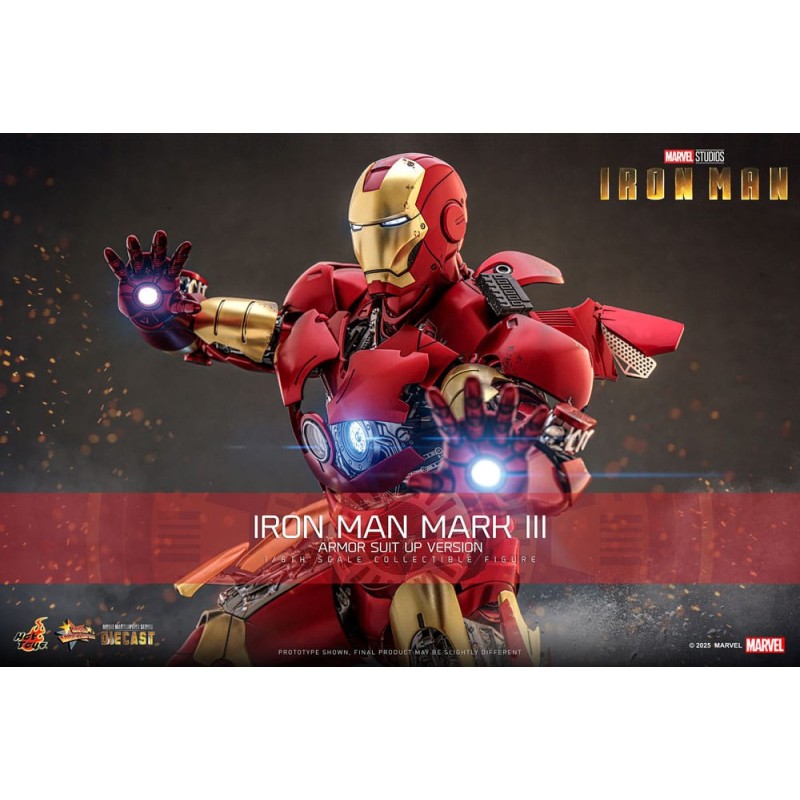 Hot Toys Marvel: Iron Man Mark III (Armor Suit Up Version) 1/6